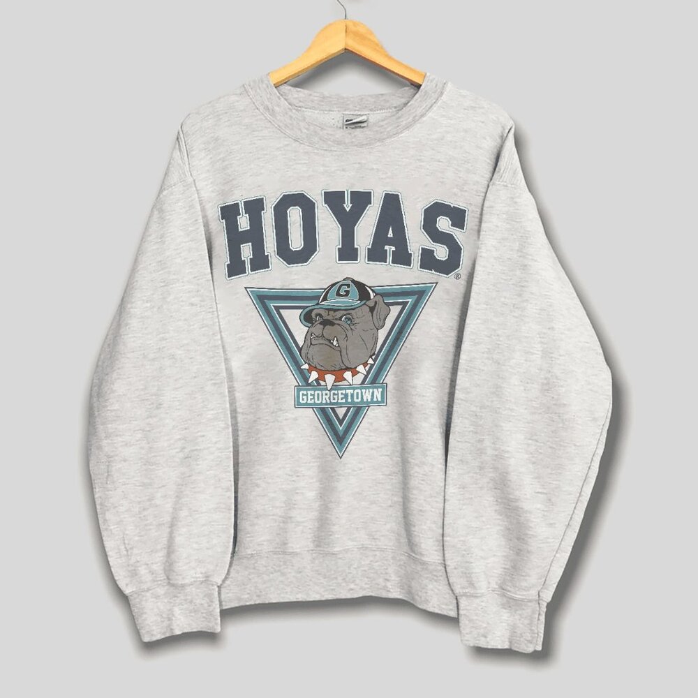 Vintage Georgetown Hoyas Crewneck Sweatshirt, Retro Georgetown University Shirt